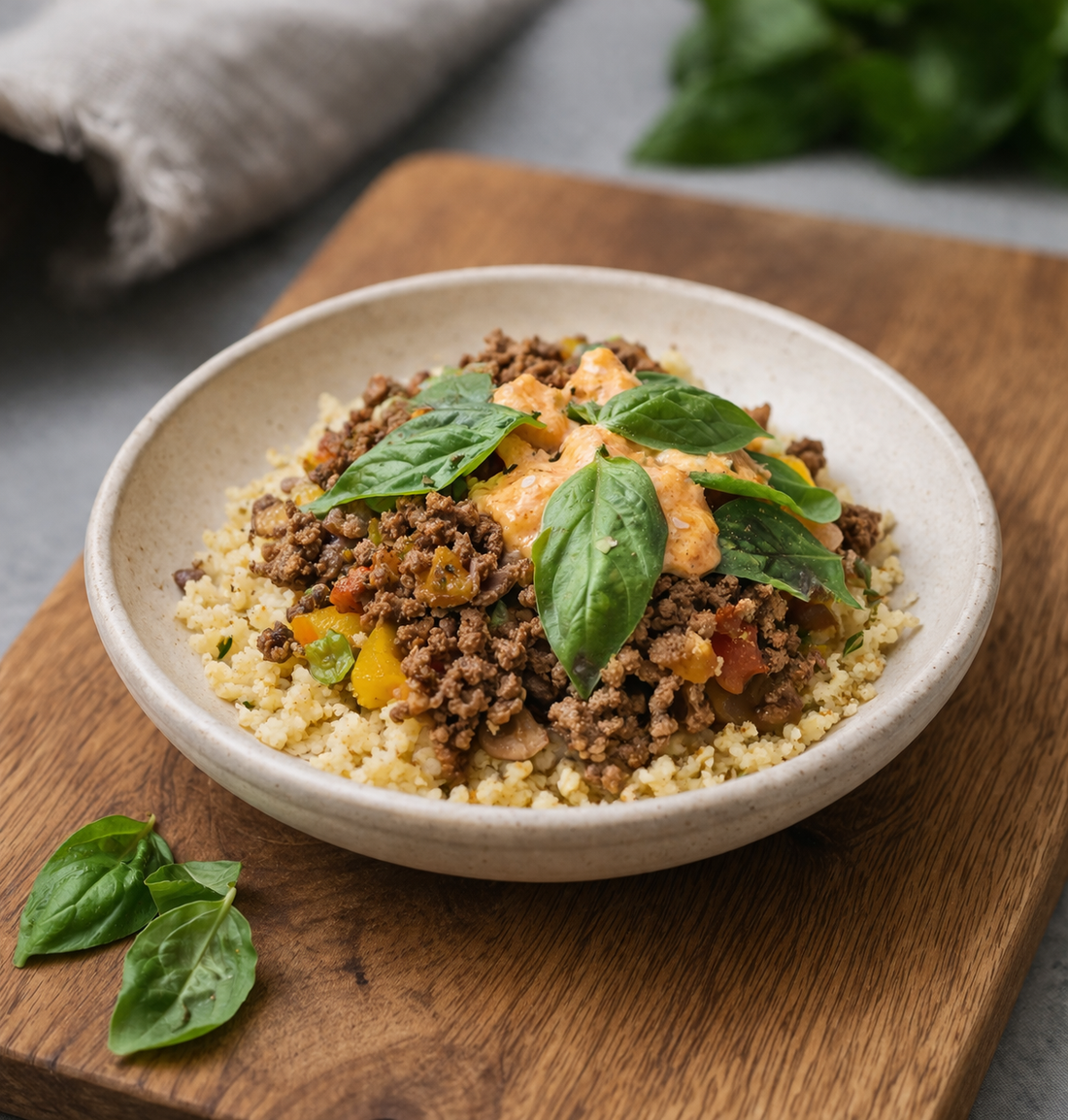 Ground Beef CousCous